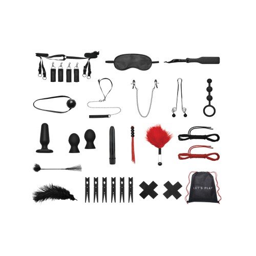 Lux Fetish Deluxe 20 Pc Bondage Bedspreaders Set