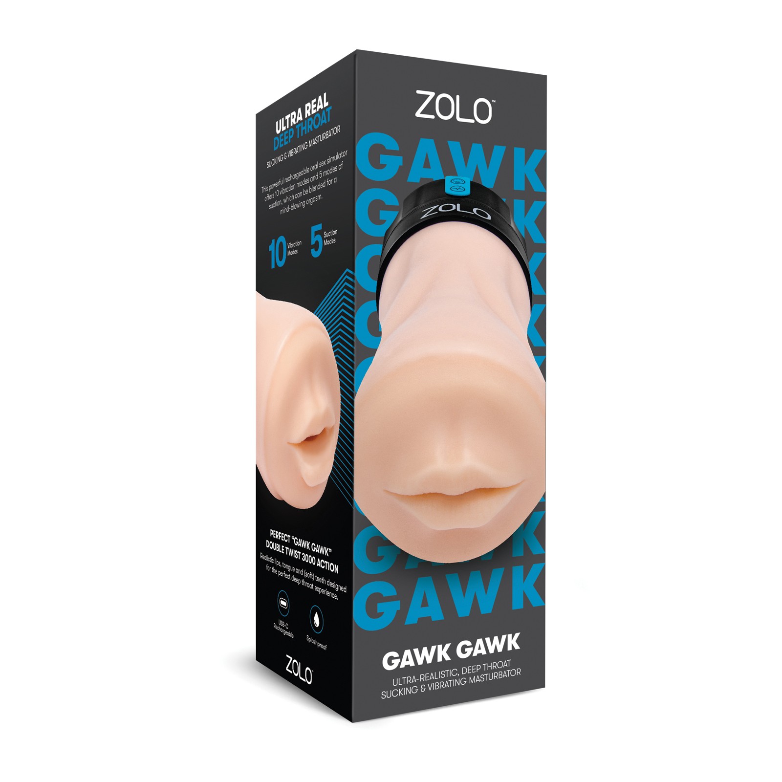 ZOLO Gawk Gawk Vibrating Masturbator