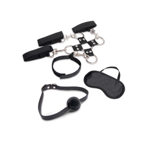 Lux Fetish 7 pc Hogtie & Ball Gag Kit for Exciting Bondage Play