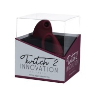 Twitch 2 Remote Control Vibrator - Burgundy