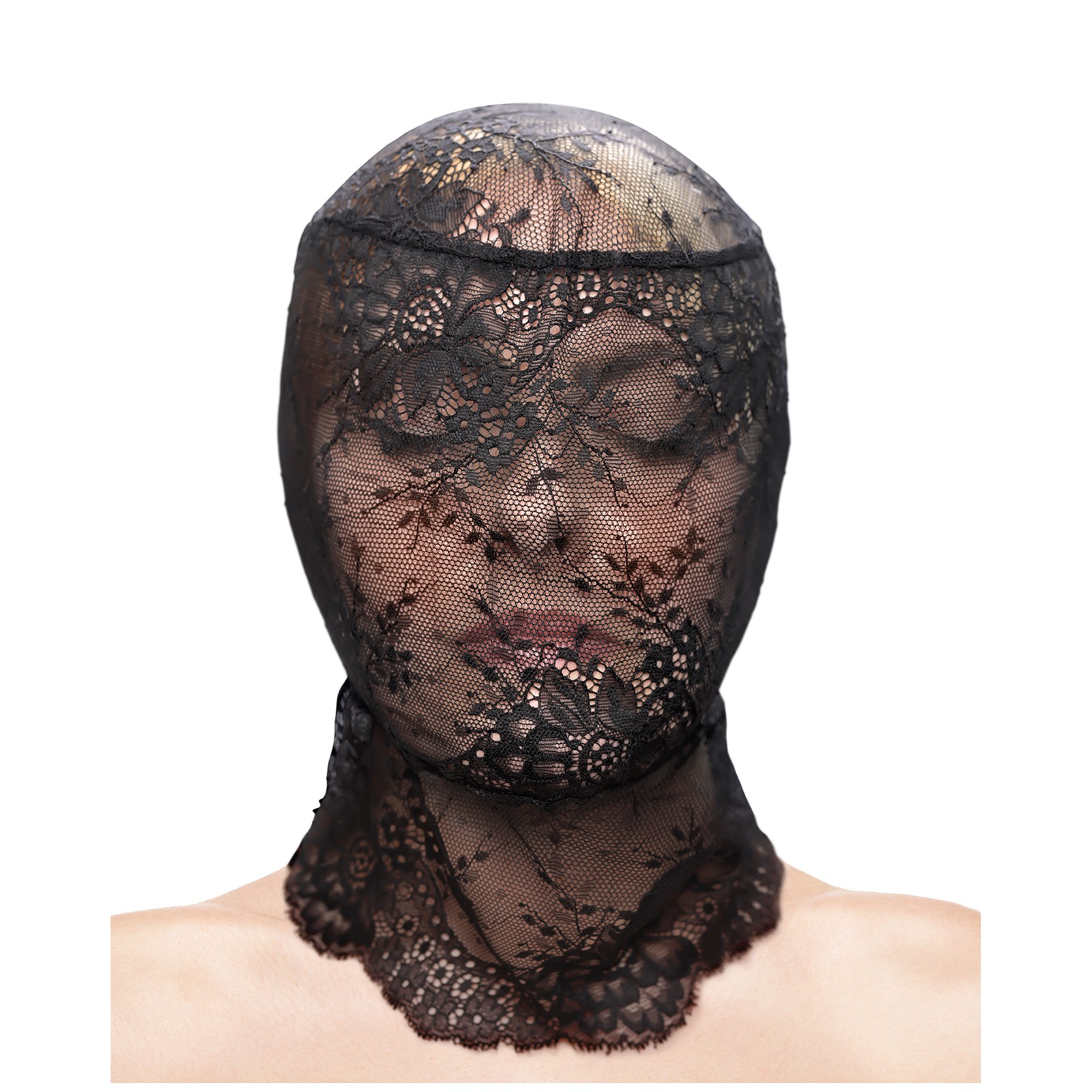 Fetish & Fashion Lace Hood for Fantasy Play