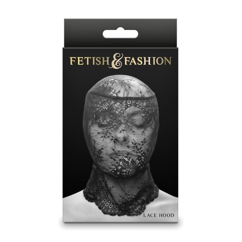 Capucha de Encaje Fetish & Fashion para Juegos de Fantasía