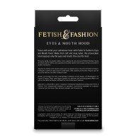 Fetish Fashion Eyes and Mouth Hood White