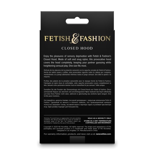 Fetish & Fashion Closed Hood - Black