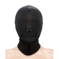 Fetish Zippered Mouth Hood