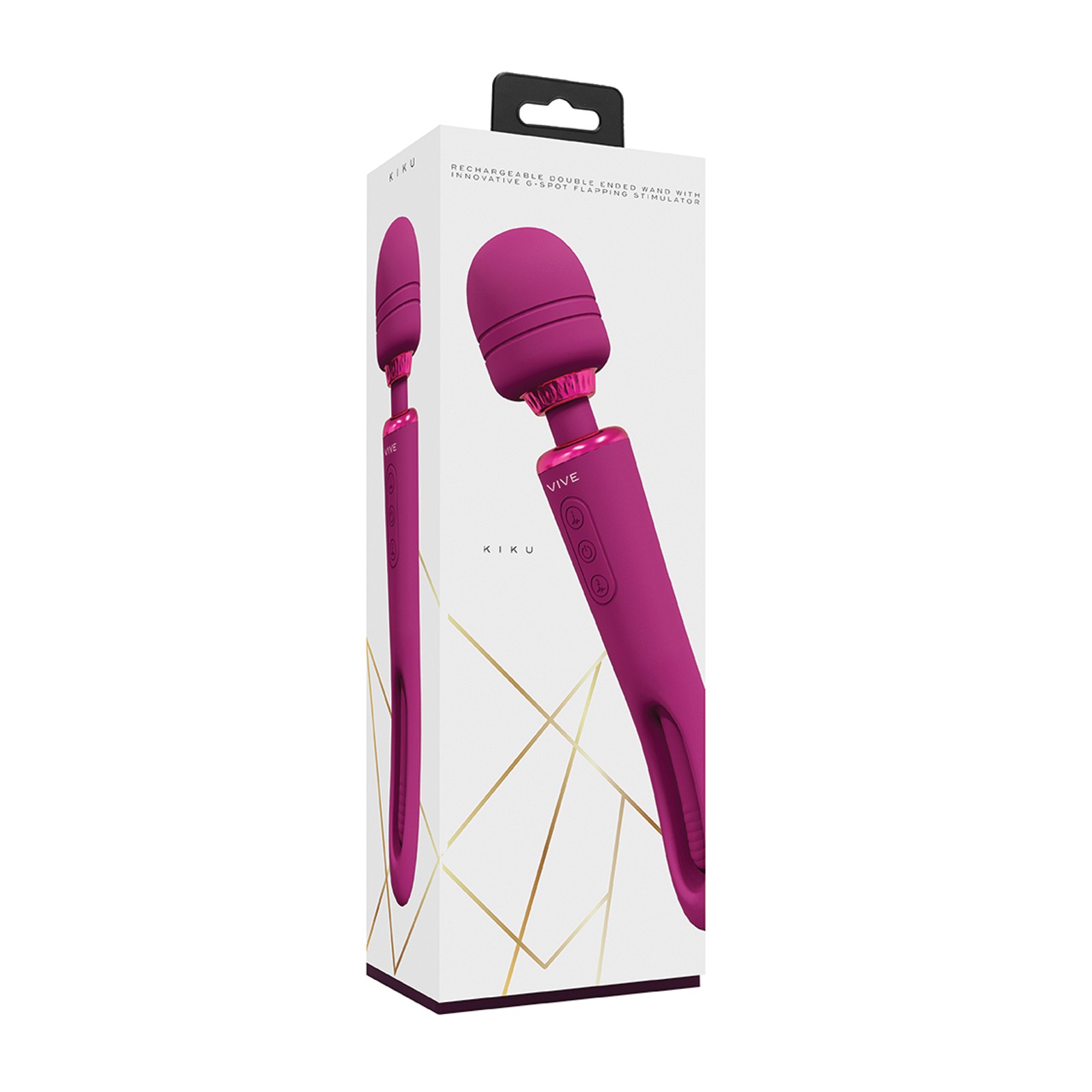 VIVE Kiku Vibrador Doble Punta y Estimulador de Punto G