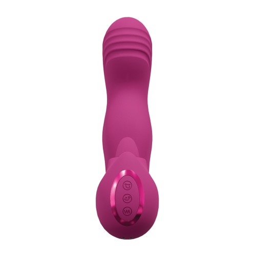 Vibrador de Punto G de Triple Acción Para Placer Supremo