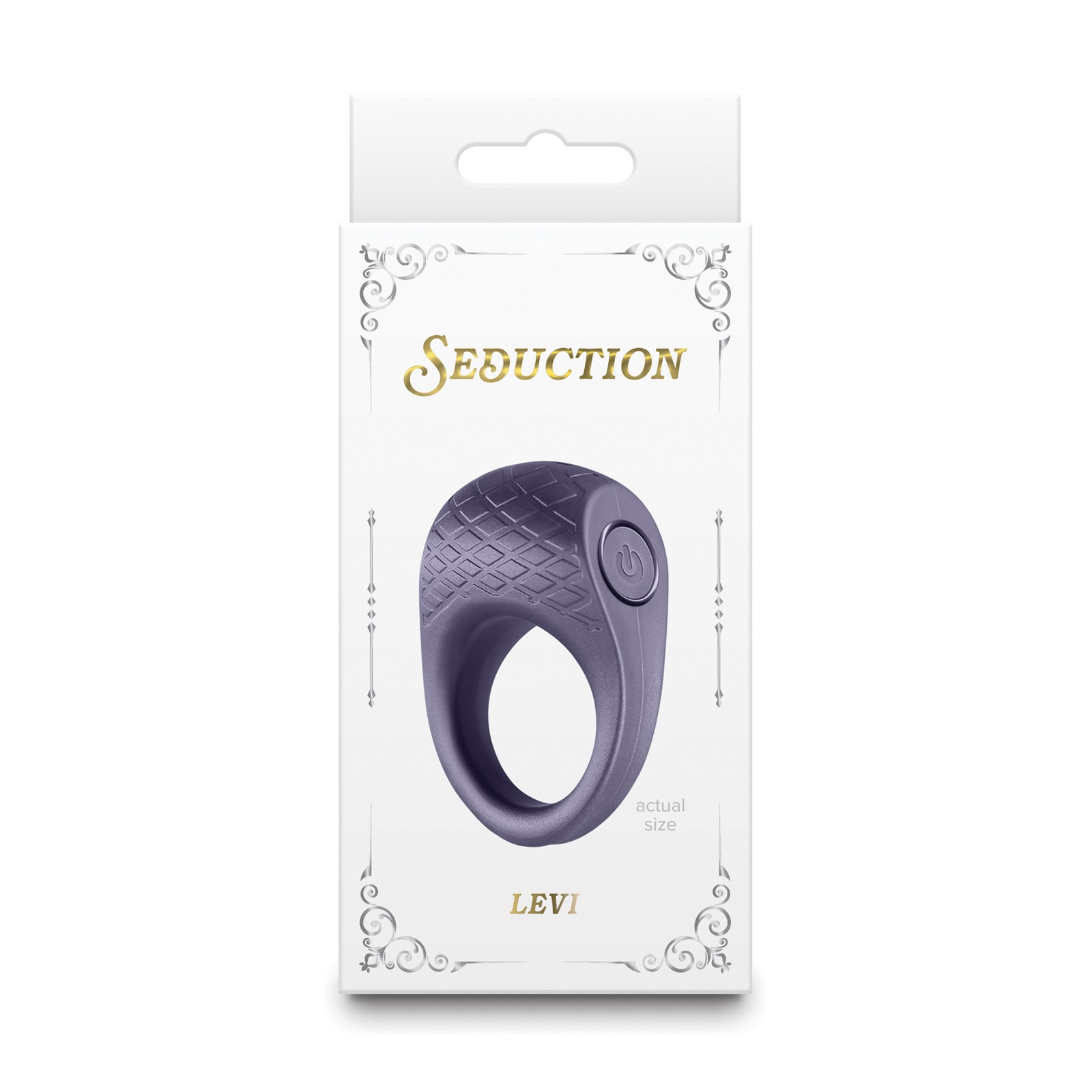 Anillo Vibrador Seduction Levi - Gris Metálico