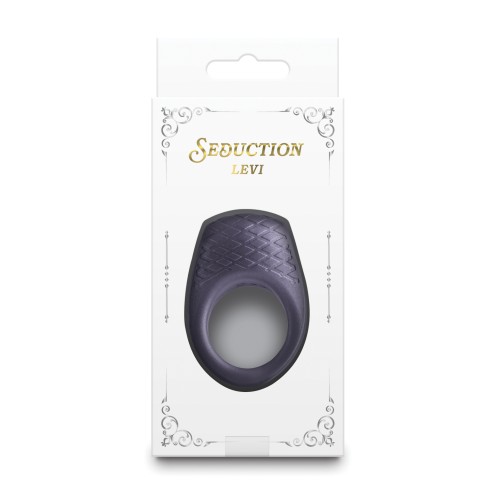 Anillo Vibrador Seduction Levi - Gris Metálico