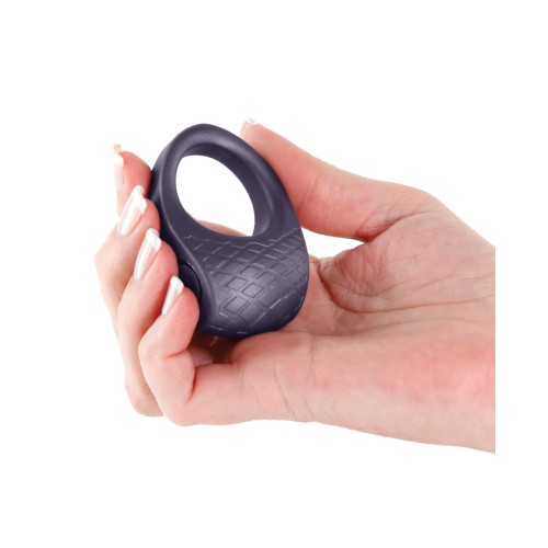 Anillo Vibrador Seduction Levi - Gris Metálico