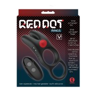 Massive Red Dot Vibrating Cock Ring