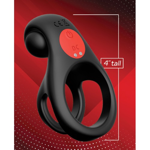 Anillo para el Pene Massive Red Dot Negro