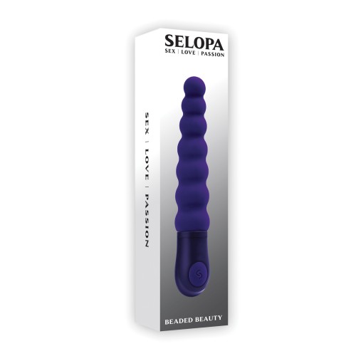 Selopa Beaded Vibrator - Purple