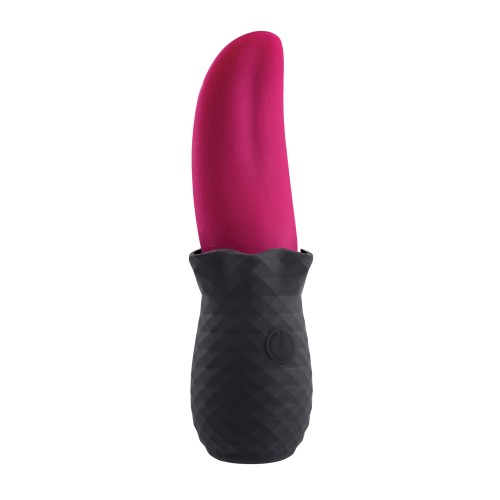 Selopa Pink Black Tongue Teaser Vibrator