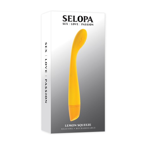 Selopa Lemon Squeeze Vibrador Delgado para Estimulación del Punto G