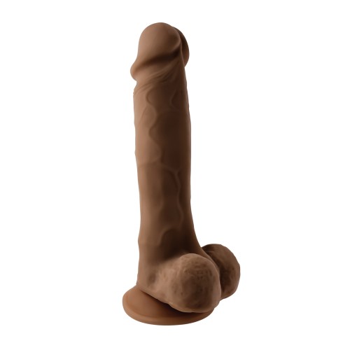 Dildo Selopa Sensación Natural 6.5 Pulgadas Oscuro