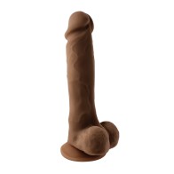 Dildo Selopa Sensación Natural 6.5 Pulgadas Oscuro