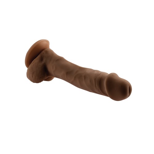 Dildo Selopa Sensación Natural 6.5 Pulgadas Oscuro