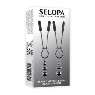 Selopa Beaded Nipple Clamps for Enhanced Pleasure