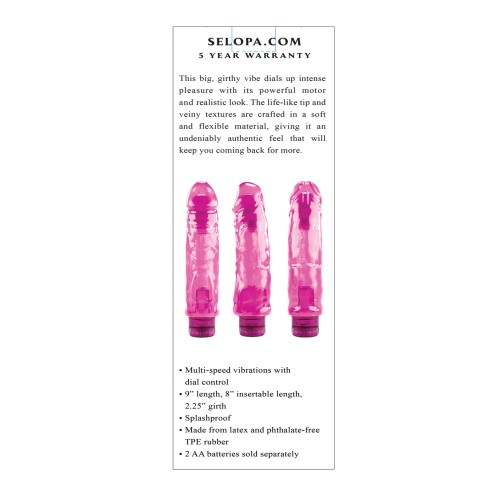 Selopa Thicc Boi Vibrator Pink