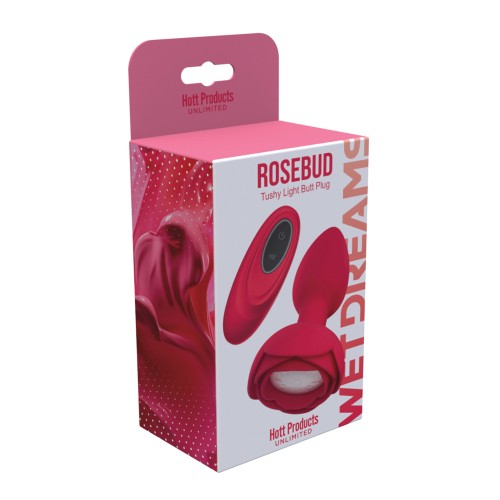 Rosebud Tushy Light Up Butt Plug for Adventure