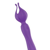 Clitoral Kiss Vibrating Wand Purple