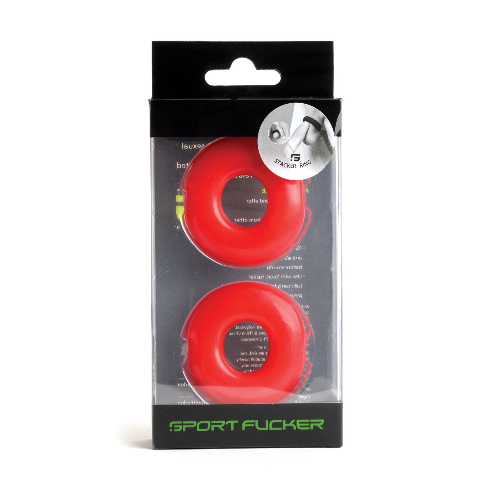 Sport Fucker Stacker Rings Rojo