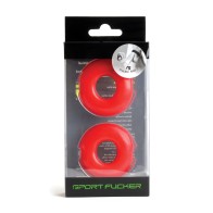 Sport Fucker Stacker Rings Rojo