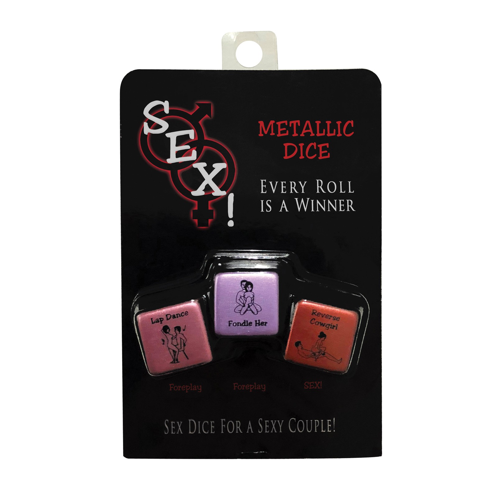 Metallic Sex Dice Game for Couples