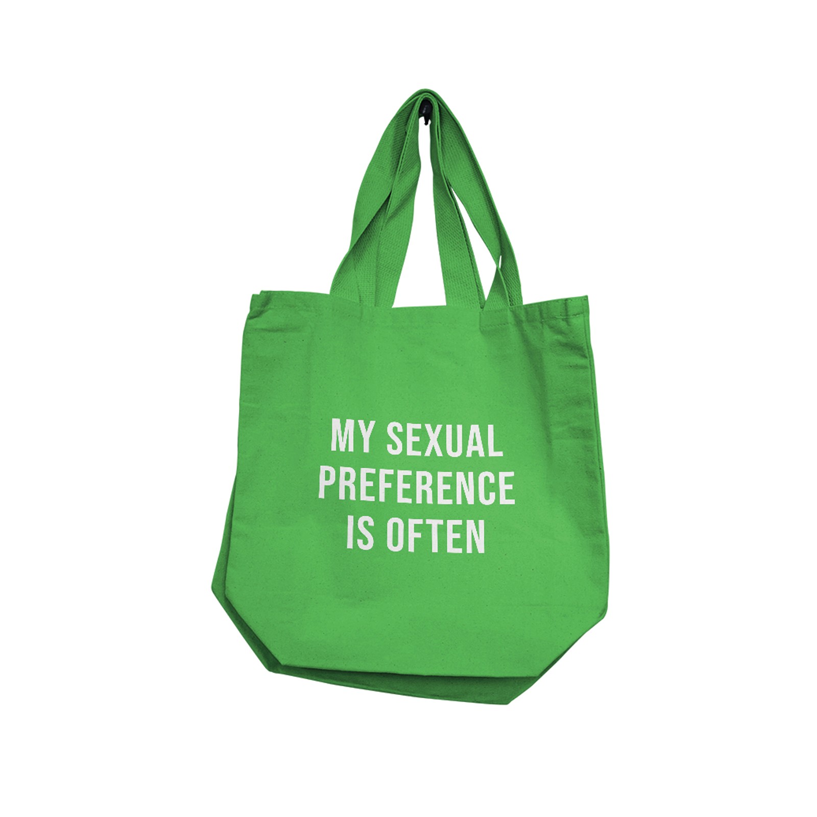 Nobu My Sexual Preference Is Often Reusable Tote - Green