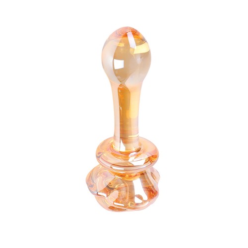 Nobu Honey Rosebud Amber Glass Gems