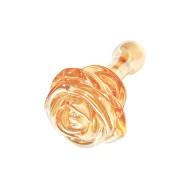 Nobu Honey Rosebud Amber Glass Gems