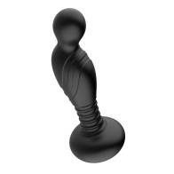 Ass-sation Remote Vibrating P Spot Plug Black