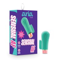 Blush Aria Sensual AF Vibrador Teal - Potente y A Prueba de Agua