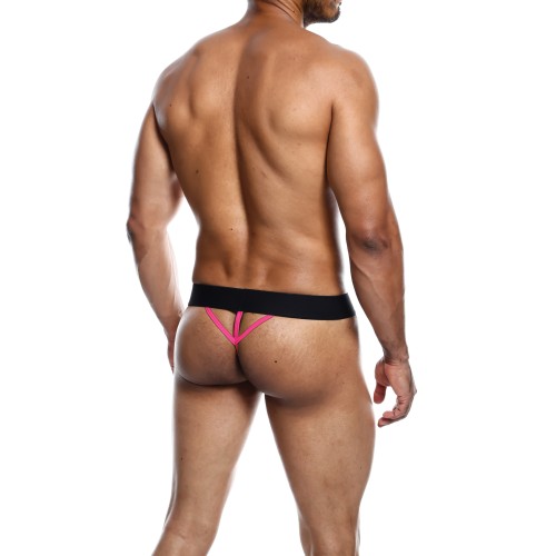 Male Basics Neon Thong Coral