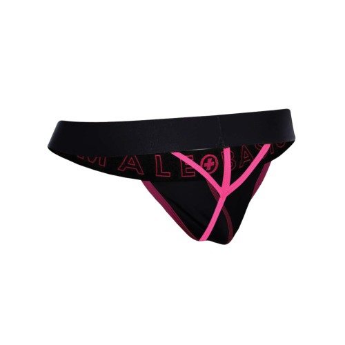 Male Basics Neon Thong Coral