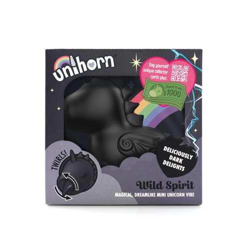 Unihorn Spirit Wild Negro Dispositivo de Placer