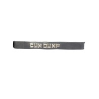 Collar de Cuero Spartacus CUM DUMP - Negro