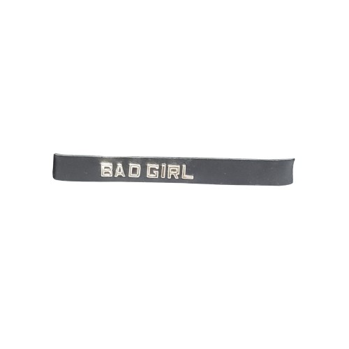 Collar de Cuero Spartacus BABYGIRL Negro