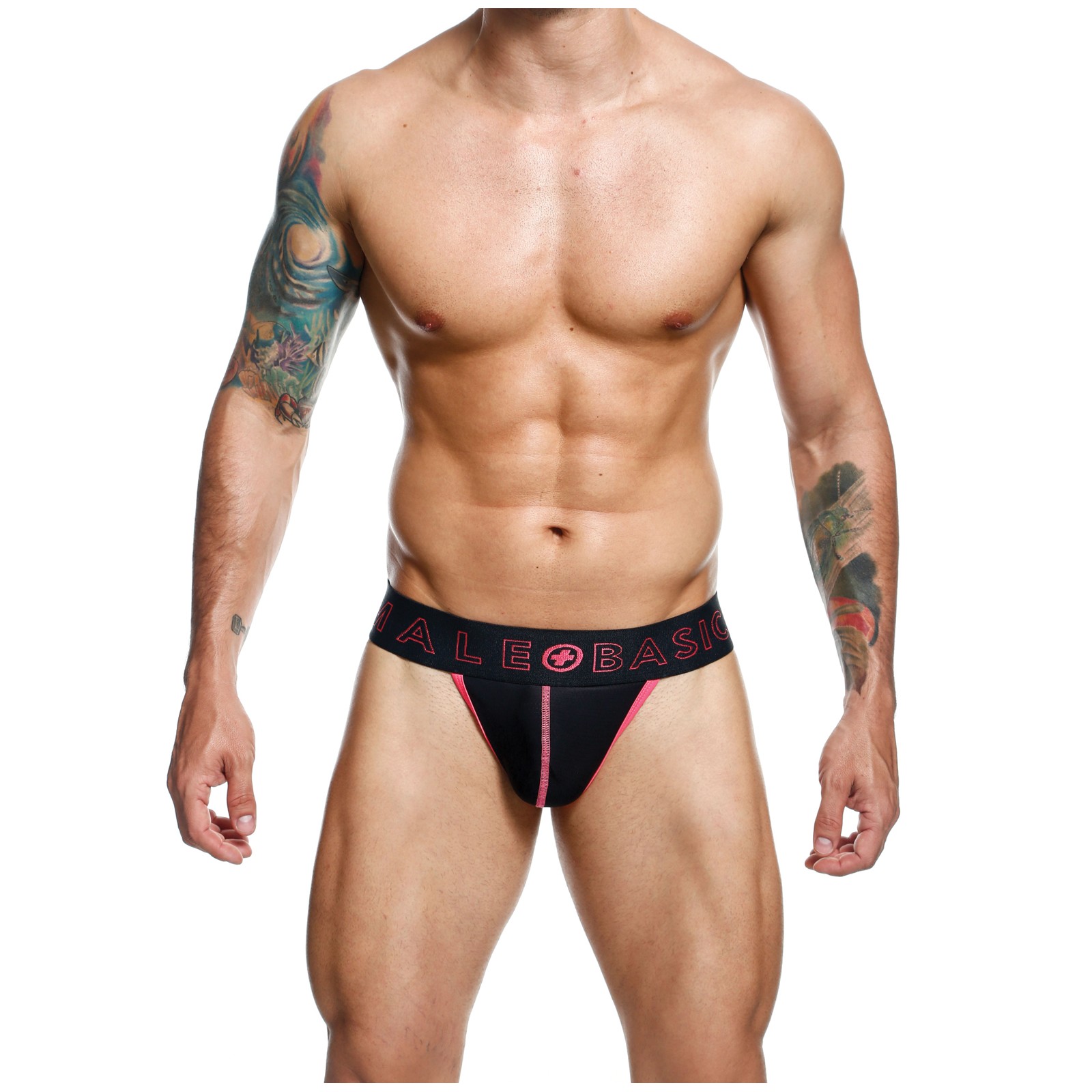 Male Basics Neon Thong for Men in Coral