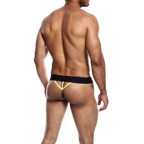 Male Basics Neon Thong Yellow MD Premium Underwear