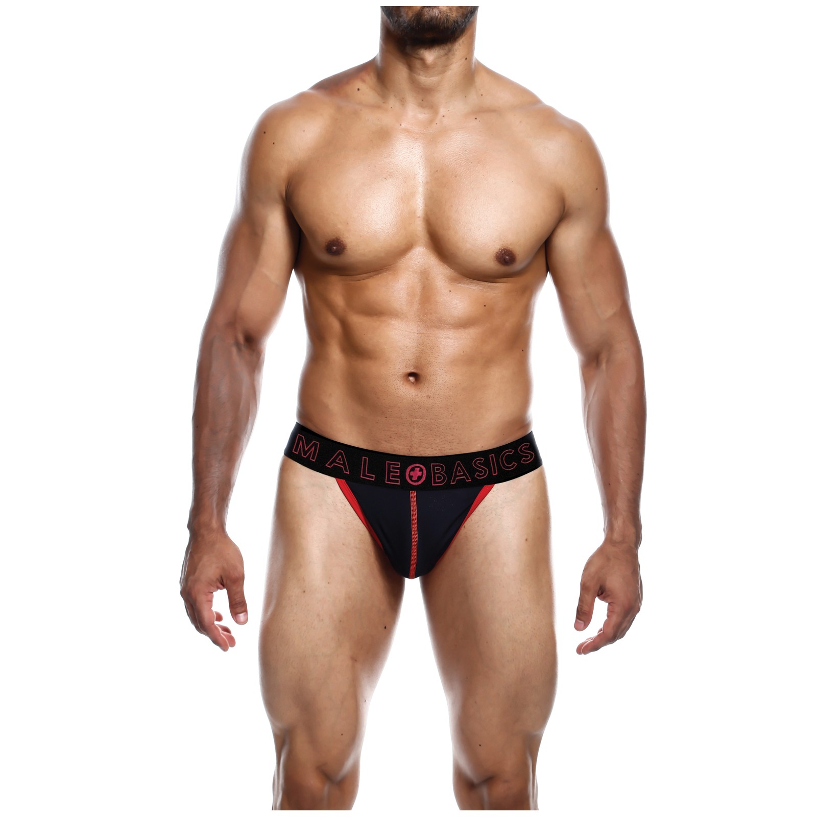 Tanga Neon Rojo Male Basics LG