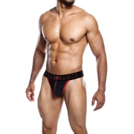 Tanga Neon Rojo Male Basics LG