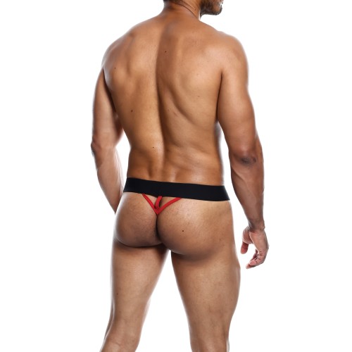 Male Basics Neon Thong Red LG