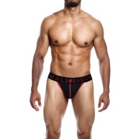 Male Basics Neon Thong Red MD Premium Underwear