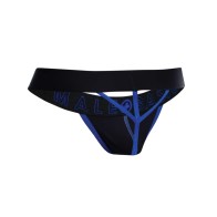 Male Basics Neon Royal Blue Thong