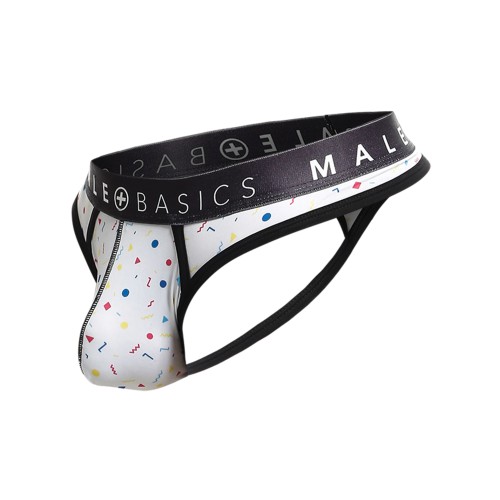 Male Basics Sexy Pouch Thong Confetti