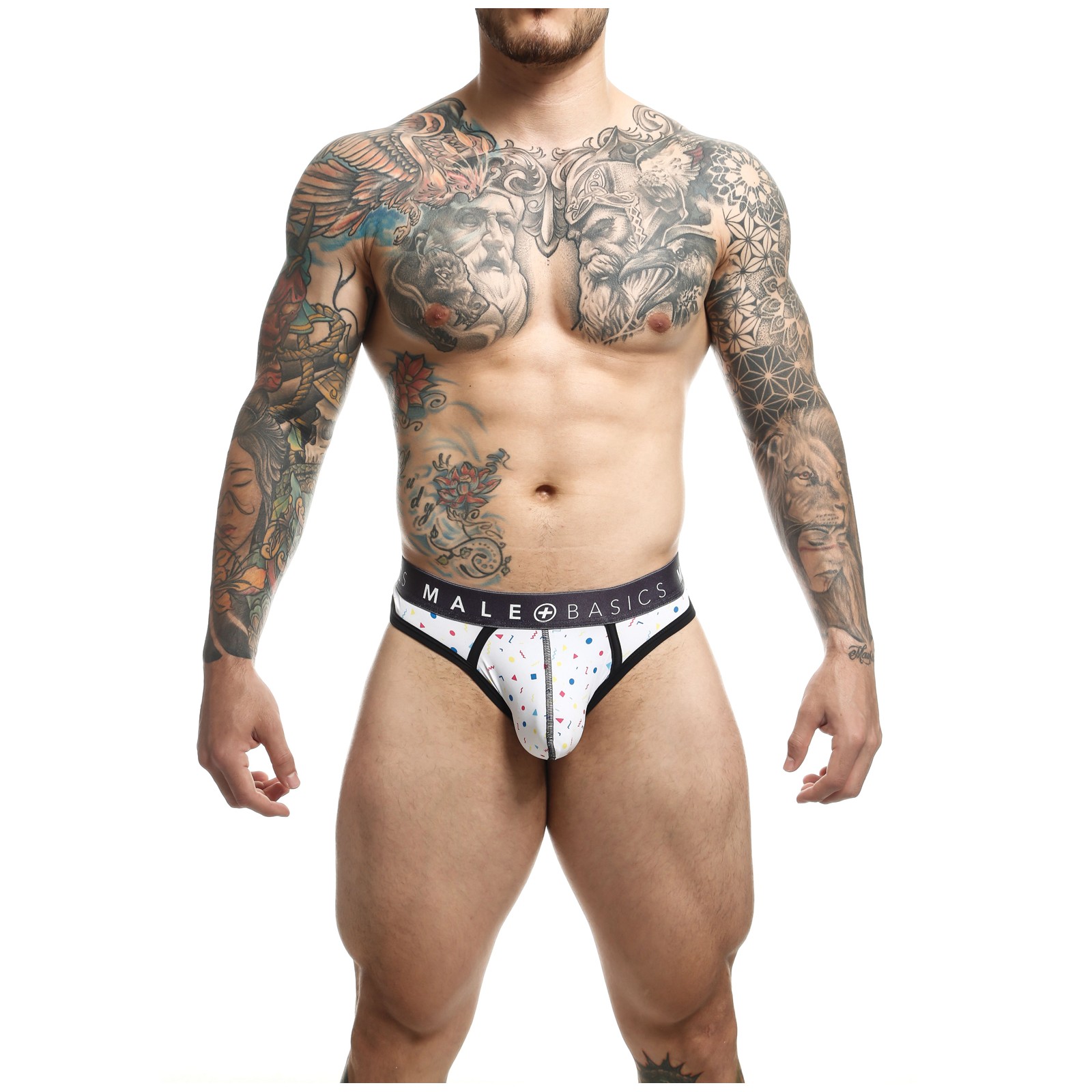 Thong Sexy Pouch Male Basics Confetti Talla Pequeña