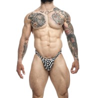 Male Basics Y Buns Thong Checkers - XL Design