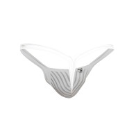 Tanga Male Basics Y Buns Blanco Transparente